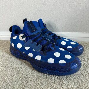 Size 13 Adidas Harden Vol. 5 FUTURENATURAL Blue White Polka Dot Boost H68594